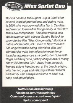 2009 Sprint Cup Series #NNO Monica Palumbo Back