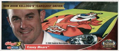 2008 Kellogg's Daytona 500 #7 Casey Mears Front