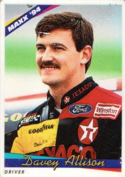 1994 Maxx R and N China #28 Davey Allison Front