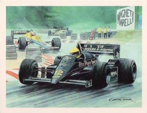 1986 Player's Tom Thumb History of Motor Racing #30 1985 JPS Lotus 97T Front