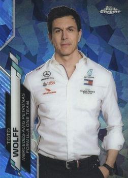2020 Topps Chrome Sapphire Edition Formula 1 #98 Toto Wolff Front