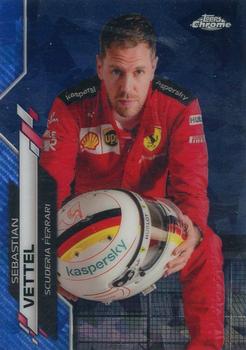 2020 Topps Chrome Sapphire Edition Formula 1 #3 Sebastian Vettel Front