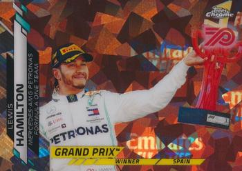2020 Topps Chrome Sapphire Edition Formula 1 - 70th Anniversary #137 Lewis Hamilton Front