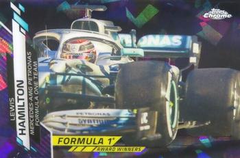 2020 Topps Chrome Sapphire Edition Formula 1 - Purple #195 Lewis Hamilton Front
