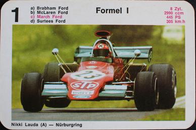 1973 Piatnik Rennwagen #1C Niki Lauda Front