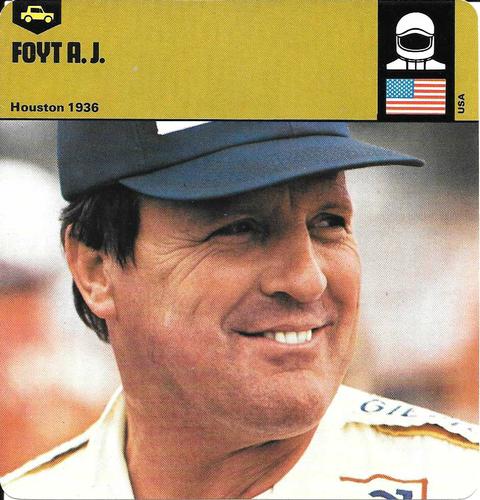 1978-80 Auto Rally Series 1 #13 067 01-05 A.J. Foyt Front