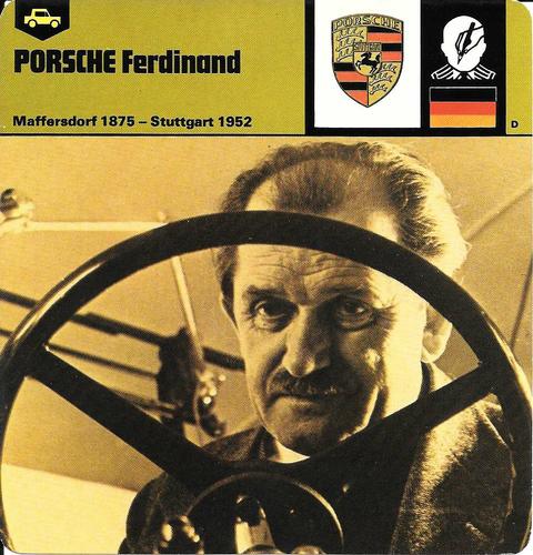 1978-80 Auto Rally Series 2 #13-067-02-01 Ferdinand Porsche Front