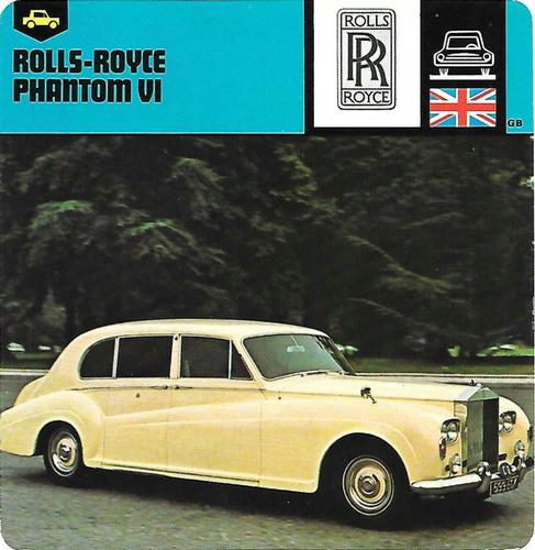 1978-80 Auto Rally Series 2 #13-067-02-09 Rolls-Royce Phantom VI Front