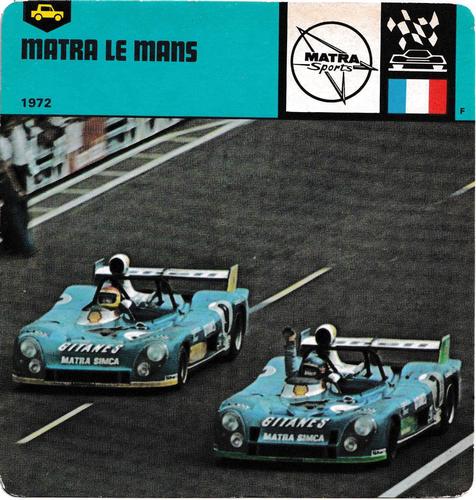 1978-80 Auto Rally Series 5 #13-067-05-12 Matra Le Mans Front