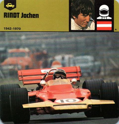 1978-80 Auto Rally Series 12 #13-067-12-04 Jochen Rindt Front