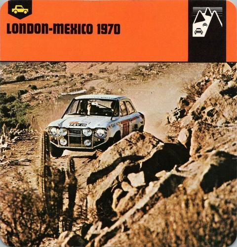 1978-80 Auto Rally Series 12 #13-067-12-21 London-Mexico 1970 Front
