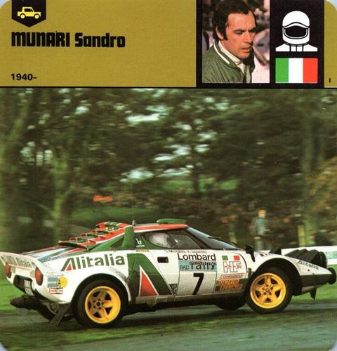 1978-80 Auto Rally Series 13 #13-067-13-02 Sandro Munari Front