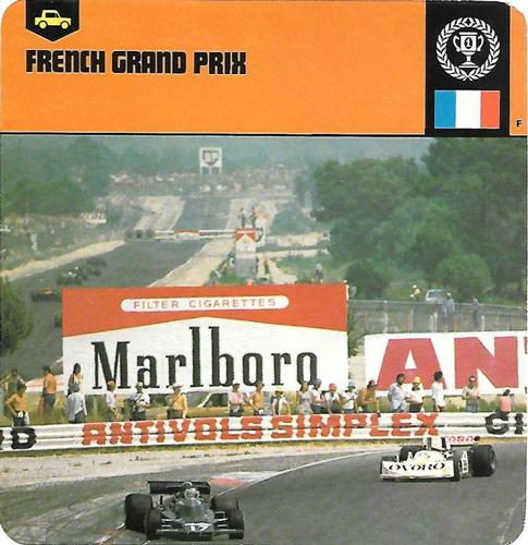 1978-80 Auto Rally Series 13 #13-067-13-17 French Grand Prix Front