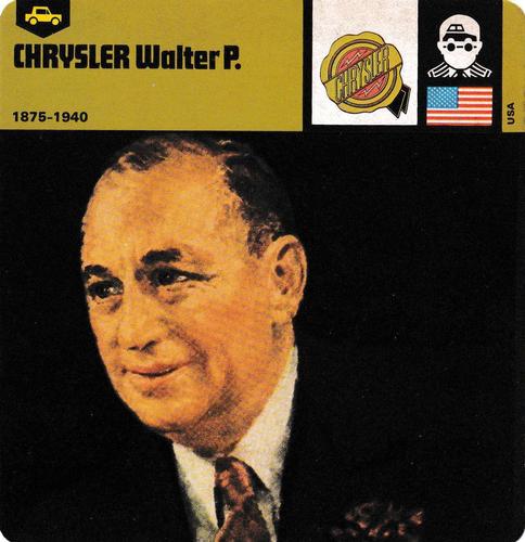1978-80 Auto Rally Series 15 #13-067-15-02 Walter P. Chrysler Front