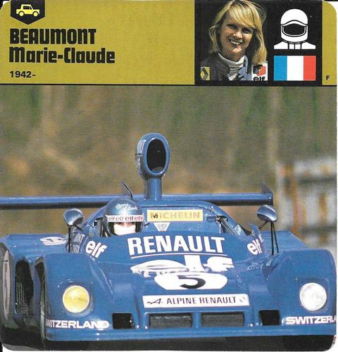 1978-80 Auto Rally Series 15 #13-067-15-04 Marie-Claude Beaumont Front