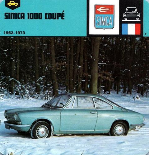 1978-80 Auto Rally Series 21 #13-067-21-11 Simca 1000 Coupe Front