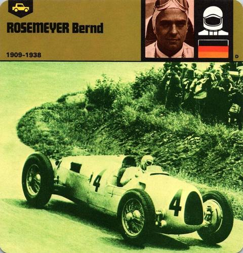 1978-80 Auto Rally Series 22 #13-067-22-02 Bernd Rosemeyer Front