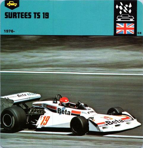 1978-80 Auto Rally Series 25 #13-067-25-09 Surtees TS 19 Front
