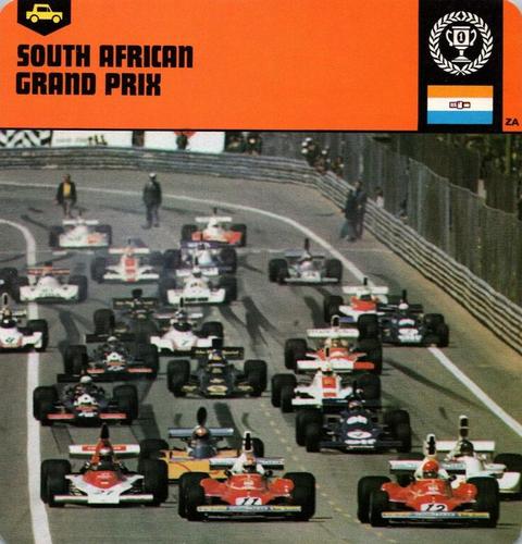 1978-80 Auto Rally Series 25 #13-067-25-18 South African Grand Prix Front