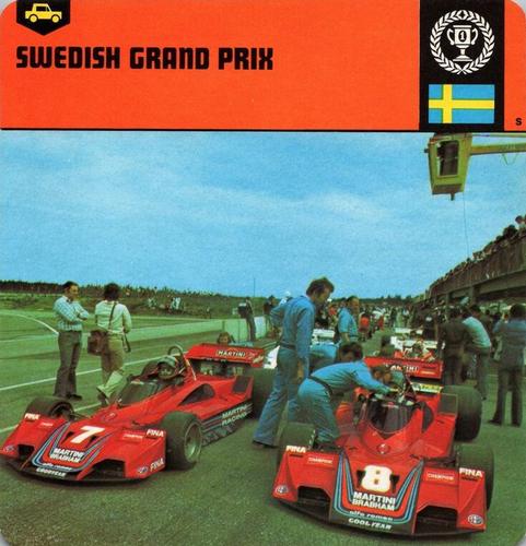 1978-80 Auto Rally Series 26 #13-067-26-17 Swedish Grand Prix Front