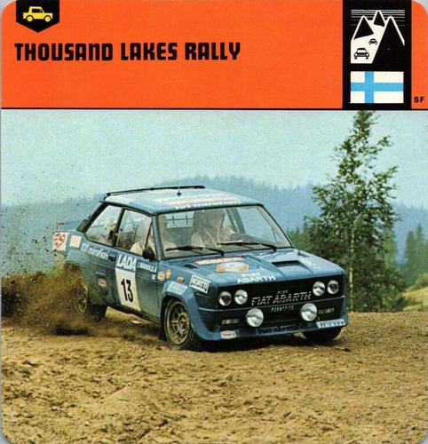 1978-80 Auto Rally Series 27 #13-067-27-20 Thousand Lakes Rally Front