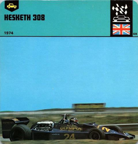 1978-80 Auto Rally Series 33 #13-067-33-07 Hesketh 308 Front