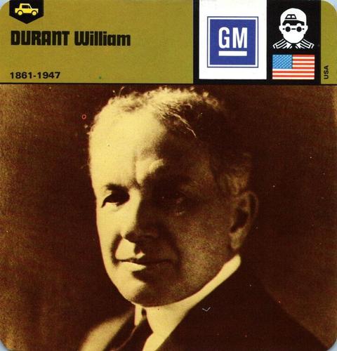 1978-80 Auto Rally Series 35 #13-067-35-11 William Durant Front