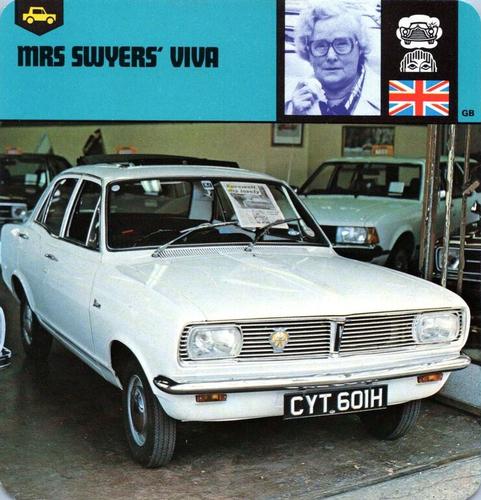 1978-80 Auto Rally Series 35 #13-067-35-17 Mrs Swyers' Viva Front