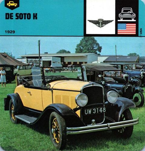 1978-80 Auto Rally Series 35 #13-067-35-22 De Soto K Front