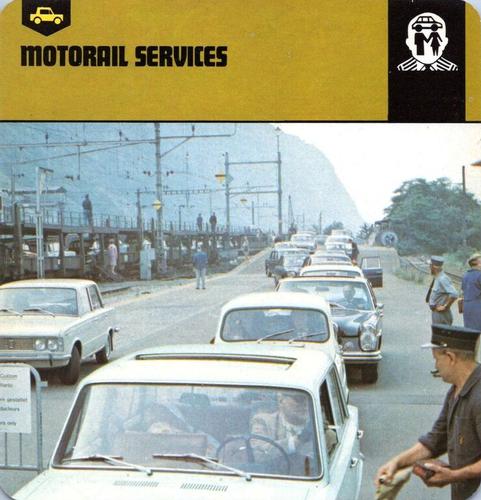 1978-80 Auto Rally Series 39 #13-067-39-05 Motorail Services Front