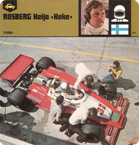 1978-80 Auto Rally Series 45 #13-067-45-06 Keke Rosberg Front
