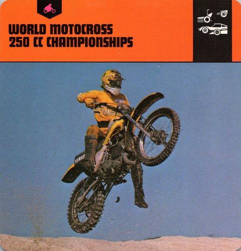 1978-80 Auto Rally Series 45 #13-067-45-24 World Motocross 250 CC Championships Front