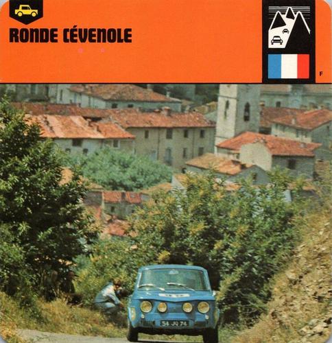 1978-80 Auto Rally Series 46 #13-067-46-19 Ronde Cévenole Front
