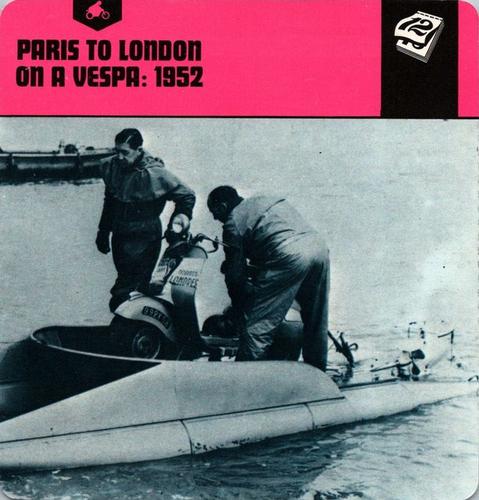 1978-80 Auto Rally Series 48 #13-067-48-24 Paris To London On A Vespa: 1952 Front