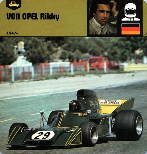 1978-80 Auto Rally Series 52 #13-067-52-01 Rikky Von Opel Front