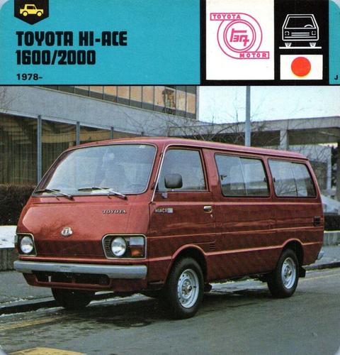 1978-80 Auto Rally Series 52 #13-067-52-11 Toyota Hi-Ace 1600/2000 Front