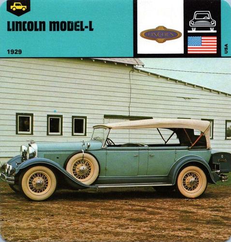 1978-80 Auto Rally Series 57 #13-067-57-02 Lincoln Model-L Front