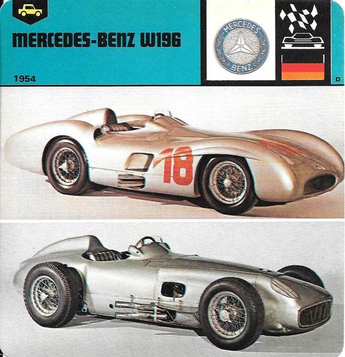 1978-80 Auto Rally Series 62 #13-067-62-14 Mercedes-Benz W196 Front