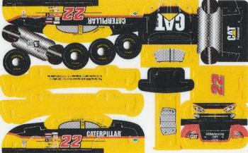 2002 Press Pass D3 Three Dimensional NASCAR Plastic Model Cards Series 1 #NNO Ward Burton Back