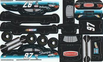 2002 Press Pass D3 Three Dimensional NASCAR Plastic Model Cards Series 1 #NNO Kurt Busch Front