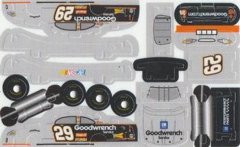 2002 Press Pass D3 Three Dimensional NASCAR Plastic Model Cards Series 1 #NNO Kevin Harvick Front