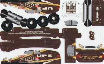 2002 Press Pass D3 Three Dimensional NASCAR Plastic Model Cards Series 1 #NNO Dale Jarrett Back