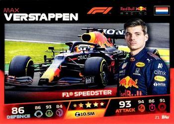 2021 Topps Turbo Attax Formula 1 #21 Max Verstappen Front