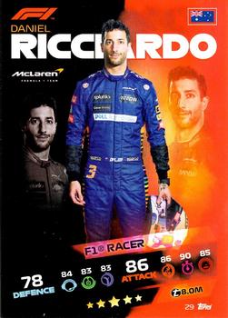 2021 Topps Turbo Attax Formula 1 #29 Daniel Ricciardo Front