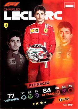 2021 Topps Turbo Attax Formula 1 #58 Charles Leclerc Front