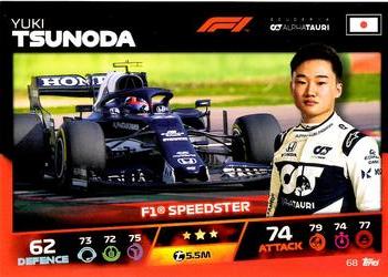 2021 Topps Turbo Attax Formula 1 #68 Yuki Tsunoda Front