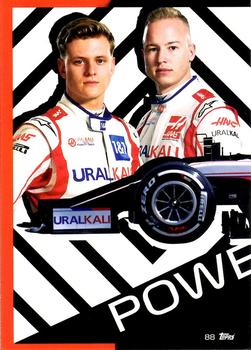 2021 Topps Turbo Attax Formula 1 #88 Uralkali Haas F1 Team Car Puzzle Front Front