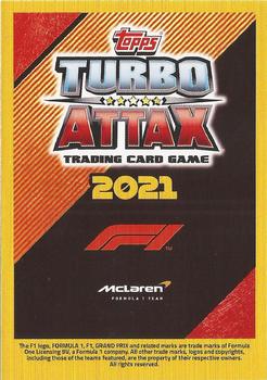 2021 Topps Turbo Attax Formula 1 #135 Lando Norris Back