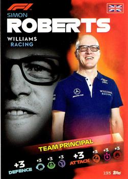 2021 Topps Turbo Attax Formula 1 #193 Simon Roberts Front