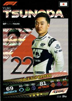 2021 Topps Turbo Attax Formula 1 #218 Yuki Tsunoda Front